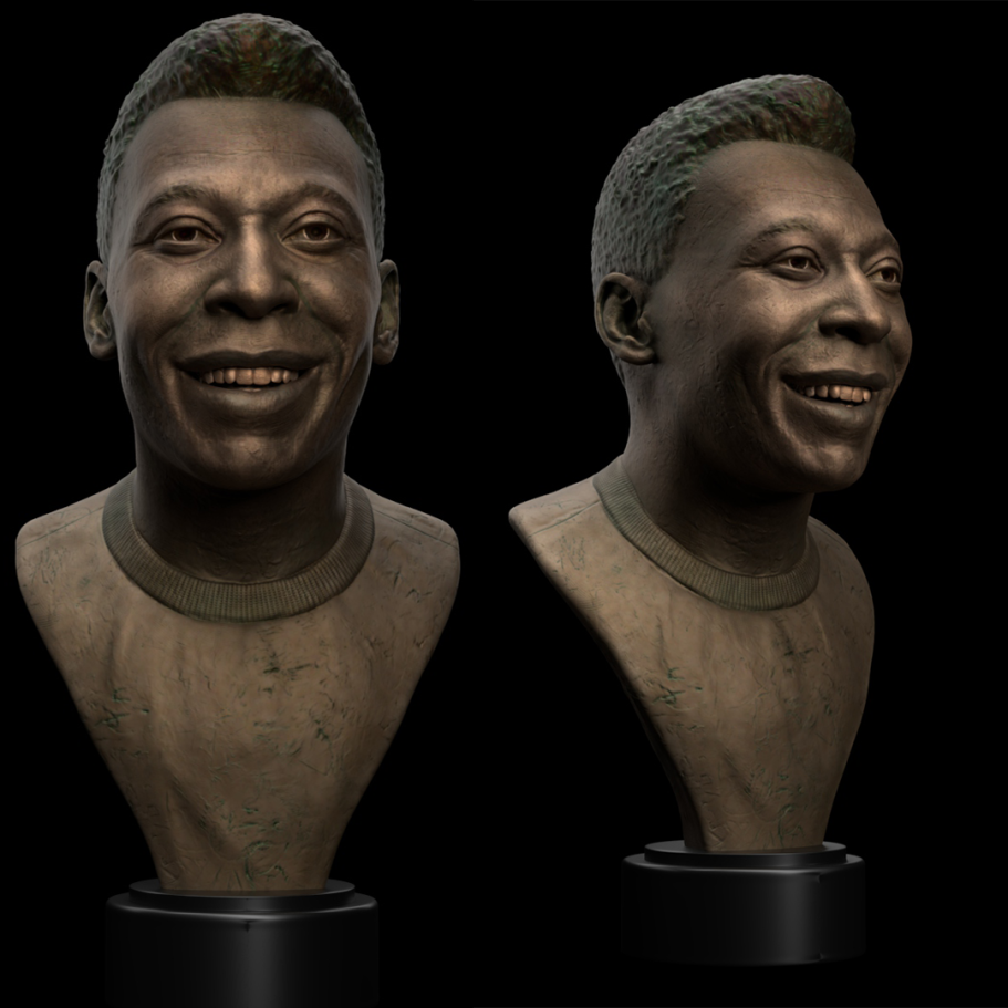 Pele Bust for NFT