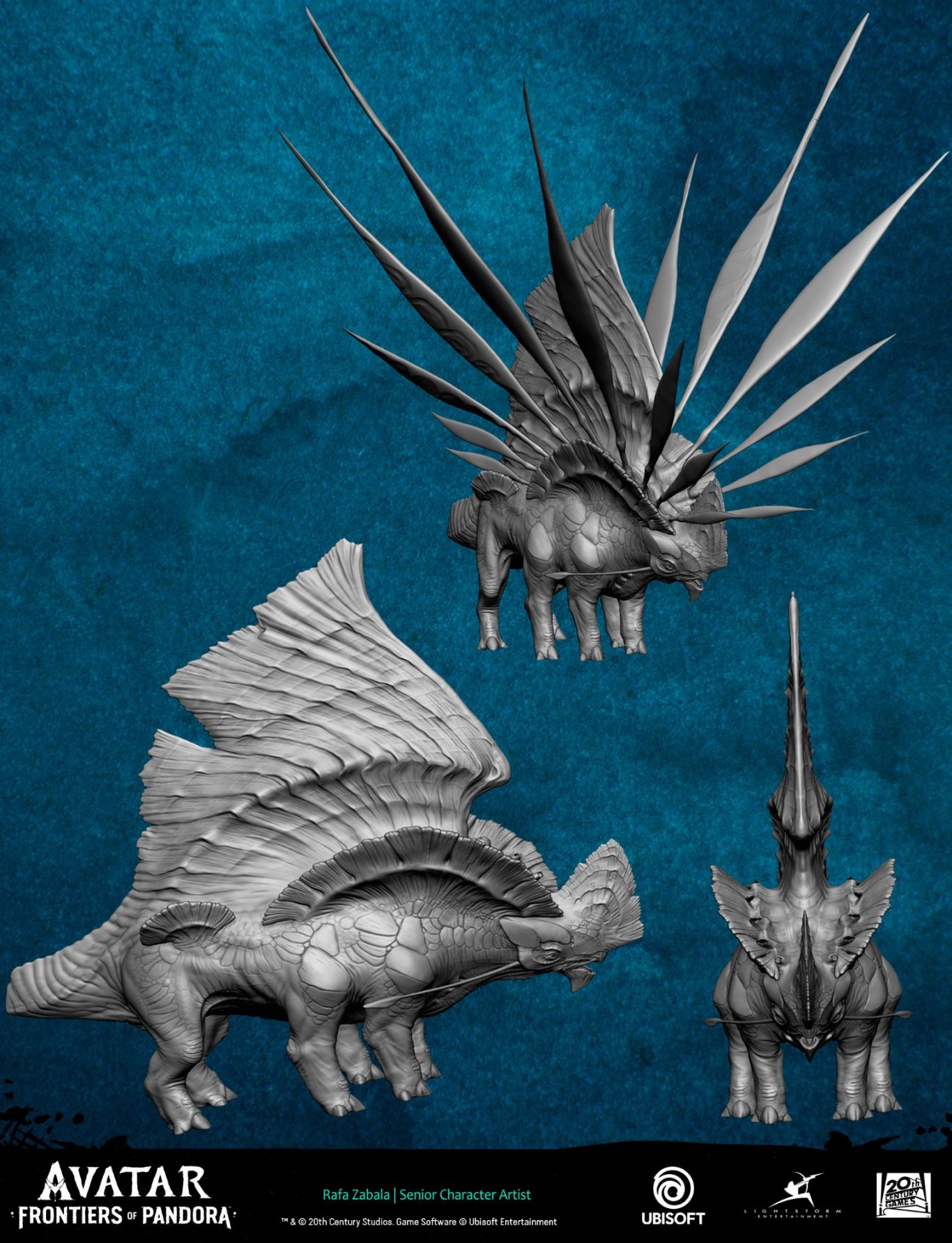 fantastic creature form the universe of Avatar frontiers of Pandorea Videogame     